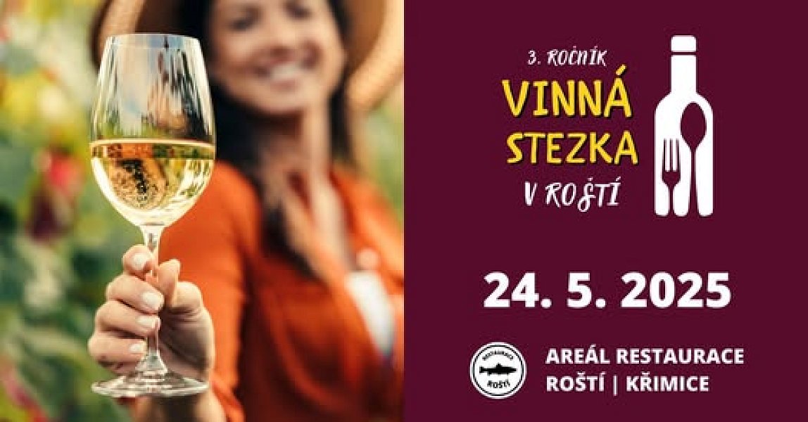 3. Vinná stezka v Roští – zažijte den plný vína, chutí a hudby!